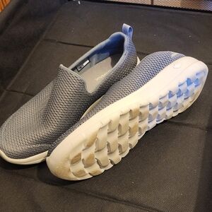 Skechers Blue Slip-On Athletic Shoes